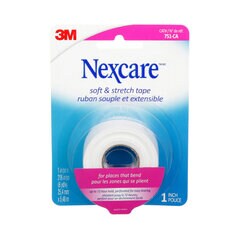 3M 751-CA Nexcare Soft & Stretch Tape 751 1 in x 216 in (254 mm x 548 m) 3M 7100262884