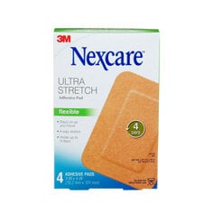 3M SFP34-CA Nexcare Ultra Stretch Adhesive Pad SFP34-CA 3 in x 4 in (76.2 mm x 101 mm) 4/Pack 3M 7100227920