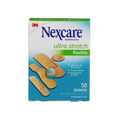 3M CS201-CA Nexcare Ultra Stretch Bandages CS201-CA Assorted Sizes 50/Pack 3M 7100228841