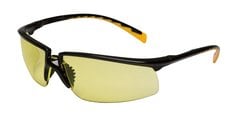 Glasses 3M 12263-00000-20 Privo Protective Eyewear 1226 Amber Anti-Fog Lens Black Frame