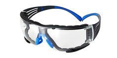 3M SF401SGAF-BLU-F 3M SecureFit Protective Eyewear 400 Series, SF401SGAF-BLU-F, Clear Scotchgard Anti-Fog Lens, Removable Foam Gasket