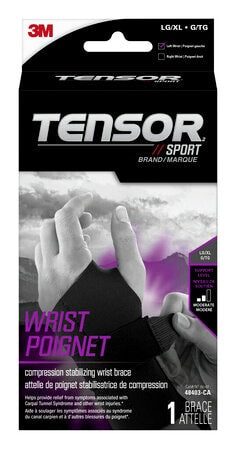 3M 48403-CA Tensor Sport Compression Stabilizing Wrist Brace 48403-CA, Left Hand, L/XL 3M 7100245479