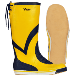 Viking Mariner VW26R-6  ~  Yacht Rain Boots with Polyester Lining in Red - 16 Inch (Size 6) - Ariba Safety