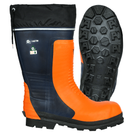 Viking Bushwacker VW58-1-4  ~  Safety Boots with Grade 3 Chainsaw Protection and Steel Toe (Size 4) - Ariba Safety