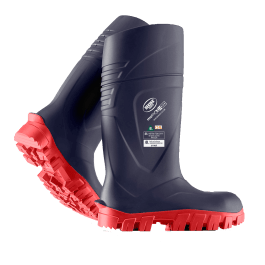 Bekina StepliteXCi XC90BR-5  ~  Waterproof Safety Boots with Composite Toe & Midsole in Black/Red (Size 5) - Ariba Safety